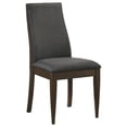 thumbnail image 3 of Wes Upholstered Dining Side Chair Dark Walnut (Set of 2), 3 of 13