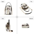 thumbnail image 4 of Shoulder Handbag Women's Crossbody Handbags 5.91x3.15x8.27 Inch Bank Card Bag Cash Bag Key Bag Black and White Cat, 4 of 7