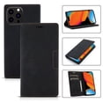 thumbnail image 1 of Case for iPhone 13 Pro Case with Card Holder black PU Leather Case Wallet Flip for Apple iPhone 6.1 Inch, 1 of 6