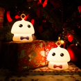 thumbnail image 5 of Mushroom Night Light Usb Smart Creative Silicone Desk Lamp Black, 5 of 5