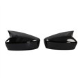 thumbnail image 1 of Tapas de espejo retrovisor lateral de coche para 6 Atenza 2020-2023, carcasa protectora de cuerno de buey negro brillante, 1 of 5