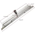 thumbnail image 4 of 32-Tine Heavy Duty Garden Rake Head Landscape Rake Large Metal Head Only 23-Inch NO Handle (Silver), 4 of 4