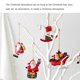 thumbnail image 5 of Decoración colgante de Navidad portátil para sala de estar, adorno de Metal de árbol de Navidad Adorable para Hotel, decoración de festival Kits de decoración para fiestas Trineo de nieve Toystoory HA067630-06, 5 of 5