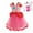 Pink Dress with Accessories, variant on Super Brothers Princess Peach Costume Halloween Christmas Cosplay for Little Girls Dress