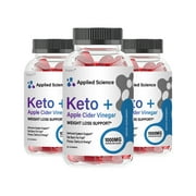 (3 Pack) Applied Science Keto - Applied Science Keto+Apple Cider Vinegar Gummies