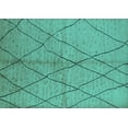 thumbnail image 1 of Ahgly Company Indoor Rectangle Solid Turquoise Blue Modern Area Rugs, 7' x 9', 1 of 4