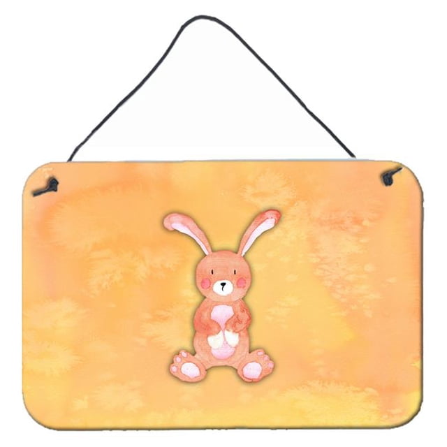Carolines Treasures BB7383DS812 Rabbit Watercolor Wall or Door Hanging Prints