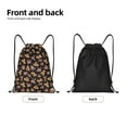 thumbnail image 5 of Kdxio Rose Flower Bear Print Drawstring Backpack Bag,Waterproof Draw String Back Sack, Gym Drawstring Bags Swim Bag For Unisex, 5 of 9