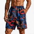 thumbnail image 2 of Yaoyar Mens Swim Trunks Hawaiian Beach Shorts Quick Dry Board Shorts Bathing Suits Swimwear with Mesh Lining Pockets, 2 of 6