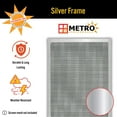 thumbnail image 2 of Window Screen Frame Small Kit, Silver (Mill), 5/16” 3/4", 10 Sticks 72”, 25 Corners, 60ft Spline, 2 of 8