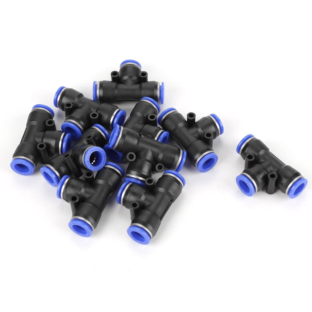 Kritne Pneumatic Quick Fittings, Quick Connector,10Pcs OD 12mm Air Hose