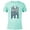 Ocean Blue, variant on Disney Haunted Mansion Official Live-Action Movie H.M. Logo - Short Sleeve Blended T-Shirt for Adults - Customized-Dark Heather