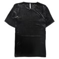 thumbnail image 2 of Eileen Fisher Blusa de terciopelo para mujer gris PP, 2 of 2