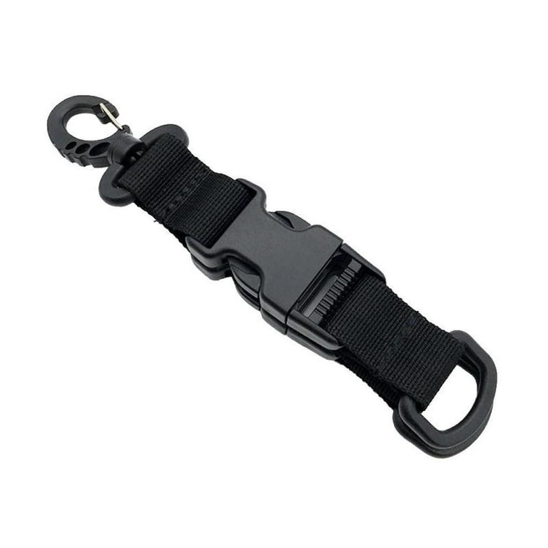 E-outstanding Buckle Clip 4PCS Molle Strap Backpack Bag Webbing Connector  MOLLE Clips Military Accessory Black