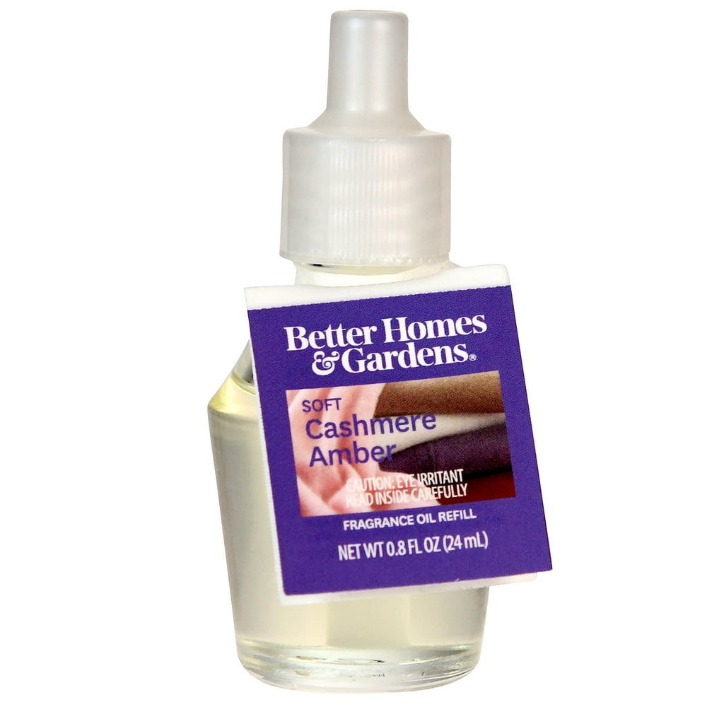 Soft Cashmere Amber Fragrance Oil Refill, Better Homes & Gardens, 24 ml