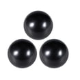 thumbnail image 3 of Uxcell M10 Rosca hembra 40mm Diámetro Perilla de bola de plástico negra 3 paquetes, 3 of 5