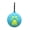 Sky blue, variant on Portable Tennis Ball Holder Pet Ball Holder with Hands Dog Leash Attachment for Active Pets Easy Install
