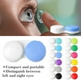 thumbnail image 5 of 12 Packs Colored Contact Lenses Case L+R Contact Lens Case For Eyes Contacts Travel Kit Holder Lens Container, 5 of 6