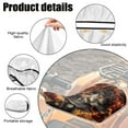 thumbnail image 6 of Uorisanigo Fire Wolf ATV Seat Cover Breathable Four Wheeler Seat Cover for Polaris Sportsman Easy to Install Four Wheeler Compatible with Most ATV Scrambler Foreman Honda Rancher, 6 of 7