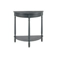 thumbnail image 4 of Decor Therapy Simplify Half Round Accent Table, 12 in x 31.5 in x 31.5 in - Antique Navy, 4 of 6