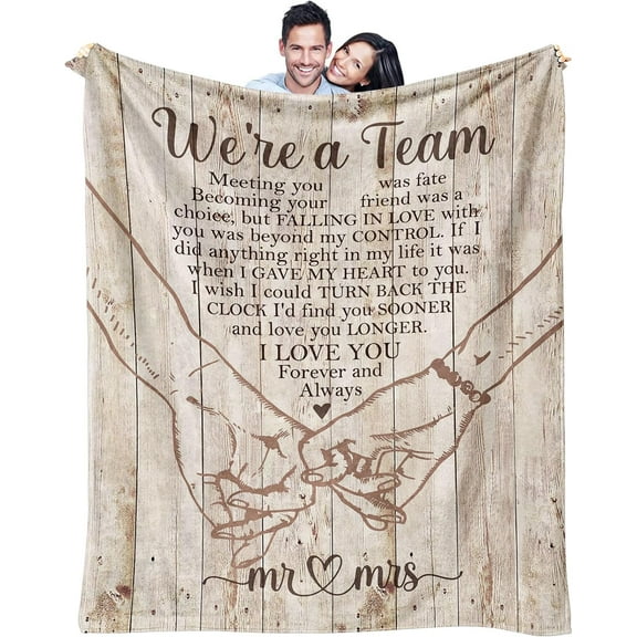 Mr and Mrs Gifts, Wedding Gifts for Couples 2024, Anniversary Marriage Gift for Mr & Mrs, Married/Newlywed Couple Gift Ideas, Mr. and Mrs. Gifts for Couple Unique, Mr Mrs Throw Blanket