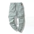 thumbnail image 1 of EIMELI Men‘s Cargo Pants Casual Joggers Sports Drawstring Trousers Sweatpants, 1 of 5