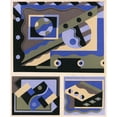 thumbnail image 3 of Georges Valmier 20x24 Black Modern Framed Museum Art Print Titled - Decors and Colors Collection Pl.15 (1930), 3 of 5