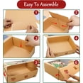 thumbnail image 5 of Tuonito 12 pack Christmas Cookie Boxes with Window,Christmas Treat Boxes Holiday Candy Boxes for Gift Giving,8.66in x 5.9in x 2.75in, 5 of 7