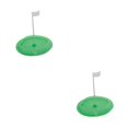 thumbnail image 2 of sweethay Entrenador de golf de plástico portátil extraíble para principiantes Putt Cup Herramientas de ayuda para entrenamiento en el hogar Verde 2Conjunto, 2 of 6