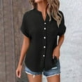 thumbnail image 6 of ZJXFGS Business Casual Tops for Women Blouses for Women Casual Fall Womens Blouses for Work Professional Blouses for Women Trendy Tops for Women 2025 Black XL, 6 of 9