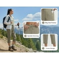 thumbnail image 5 of Rosvigor Womens Hiking Capri Pants High Waisted Drawstring Cargo Pants Women Quick Dry Capris Athletic Lounge Travel Trousers, 5 of 7