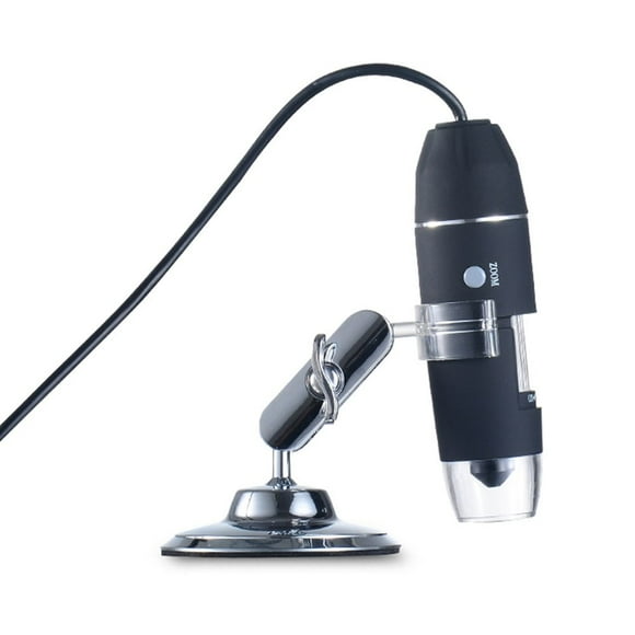 HLONK Portable USB Digital Microscope 1000X 8 LED Electronic Magnifier with Stand