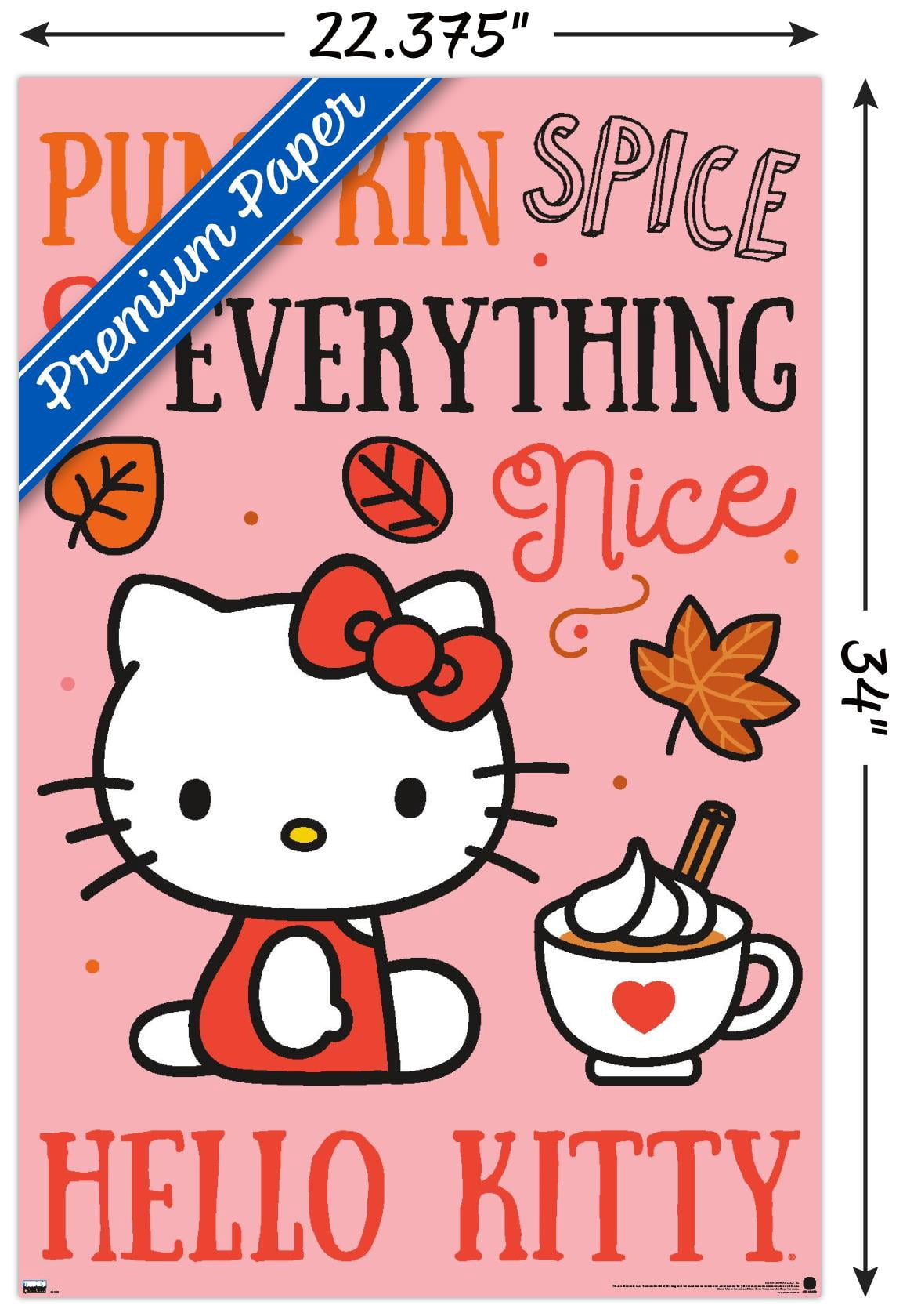 Hello Kitty: 20 Pumpkin - Nice Wall Poster, 22.375