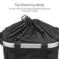 thumbnail image 4 of Bike Basket, Strong Bearing Capacity Bike Foldable Basket Quick Release with Buckle for Picnic, 4 of 7