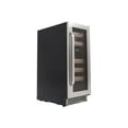 thumbnail image 3 of Whynter BWR-171DS 17 Bottle Stainless Steel Dual Zone Built Wine Refrigerators-Elite Series with Seamless Doors, 3 of 9