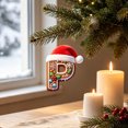 thumbnail image 4 of 26 Letters Christmas Tree Hanging Ornaments, Personalized Pendants for Holiday Decor, 4 of 7