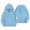 Light Blue-b, variant on Girls Boys Halloween Hoodies Long Sleeve Loose Tops with Pocket Fall Outfits