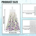 thumbnail image 7 of ZIATUBLE Floral Hanging Hand Towel Butterfly Hand Towels for Kitchen Soft Bathroom Hand Bath Towel Fast Drying Kitchen Hand Towels and Washcloths Elastic Dish Cloths Towel, 7 of 7