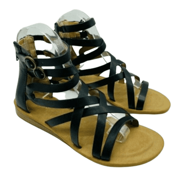 Kensie Girl Everlee Womens Strap Sandal – Black – Size 9 REG – Slingback – NWOB