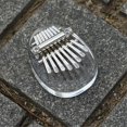 thumbnail image 1 of 8-Key Mini Kalimba Rainbow Transparent Crystal Kalimba Finger Piano Instrument Bear, 1 of 5