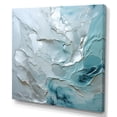 thumbnail image 2 of Designart "Shimmering Silver" Abstract Landscape Canvas Wall Art, 2 of 5