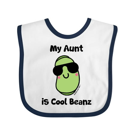 

Inktastic Cool Beans Aunt Gift Baby Boy or Baby Girl Bib