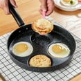 thumbnail image 2 of Four-Cup Egg Pan, Non-stick Grying Pan, Multi Egg Frying Pan, Compatible with All Heat Sources, 2 of 10