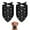 Black White Halloween, variant on Dog Bandana 2 Pack,Black White Halloween Bat Moon Spider Pattern Bandanas for Dogs,Cat Bandana,Small/ Large Dog Bandana 2 Size,Dog Bandanas Girl Boy