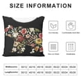 thumbnail image 5 of Qinduosi  Pack of Throw Pillow Cases, Polar Bear Colorful Flowers Cozy Pillow Cover Square " Cushion Case Set Pillowcase Decorative for Home Sofa Bedroom Car Office, Mom Quote, 5 of 5