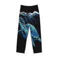 thumbnail image 4 of Balery Men'S Ocean Turtle Pants,Sleepwear Pants,Pajama Pants,Pj Bottoms Drawstring And Pockets-Small, 4 of 9