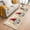 Beige, variant on Round Rugs 3Ft, Daisy Gnomes Round Area Rug Washable Indoor Throw Carpet, Farmhouse Pastoral Garden Floral Burlap Small Non Slip Circle Rug for Bedroom Living Room Home Decor Aesthetic