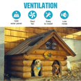 thumbnail image 3 of Solar Panel Single Fan 10W Weatherproof solar panel kit for Small Chicken Coops, Greenhouses, Sheds,Pet Houses, Window Exhaust, 3 of 5