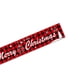 thumbnail image 3 of Letrero de pancarta de Feliz Navidad con patrón de árbol de Navidad de muñeco de nieve de Papá Noel para Cuadros rojos, 3 of 8