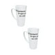 thumbnail image 1 of Duo de taza de cerámica 502 ml. diseño divertido Enseñame tu lo que yo no veo regalo original, 1 of 6
